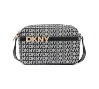 DKNY Bolso para cámara Avril para mujer, logotipo negro y negro
