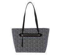 DKNY Bryant Ave MD Tote, Bolsa de Mano Mujer, Logotipo Negro/Negro, One Size