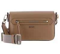 DKNY Bryant Ave Medium Flap Crossbody, 100% Cuero Vaca Mujeres, Cappucino