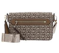 DKNY Bryant Ave Mid Flap Crossbody, Bolso Cruzado Mujeres, Chino/Shitake