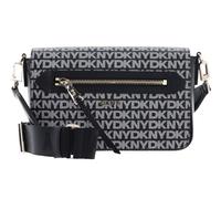 DKNY Bryant Ave Top Zip Dome Crossbody, Mujeres, Black Logo Black