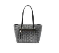 DKNY Bryant Ave MD Tote, Bolsa de Mano Mujer, Logotipo Negro/Negro, One Size