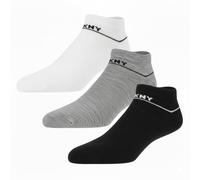 DKNY Calcetines tobilleros Jefferson para hombre: Paquete de 3 pares, Algodón cómodo y transpirable,deportivos para uso diario | Paquete múltiple de deportivos, Talla de calzado 7-11 UK