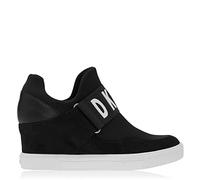 DKNY Cosmos Sneaker Wedge Mujer Zapatillas Negro