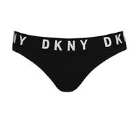 DKNY Cozy Boyfriend Bikini Estilo Ropa Interior, Negro/Blanco, Large para Mujer