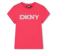 DKNY D62406 Camiseta para niña, Rosa, 14 años