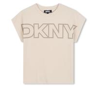 DKNY D62412 Camiseta para niña, Color Pizarra, 10 años