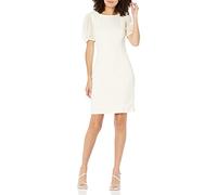 DKNY Dd2g2225-crm-12 Vestido, Crema, 44 para Mujer