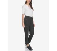 DKNY DKNY - Pantalón de mujer cargo recto. Negro Talla 40
