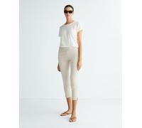 DKNY DKNY - Pantalones formal de mujer recto y liso. Nude Talla 34