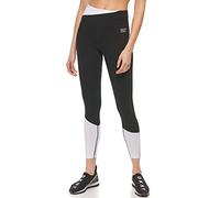 DKNY Dp2p3024-blw-grande Leggings, Negro/Blanco, L para Mujer