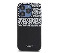 DKNY Funda trasera para iPhone 14 Pro con bolsillo para tarjetas,