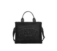 DKNY Hadlee Mid Tote Bag para mujer, color negro y plateado, negro/plateado