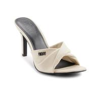 DKNY Heeled Sandal, Sandalia de tacón Mujer, Hueso, 41 EU