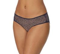 DKNY Hipster moderno con ribete de encaje para mujer, Azul Academia Naval, Large