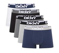 DKNY Hombres Bañador Gris/Negro/Azul Marino/Gris Oscuro/Blanco Paquete de 5 XL