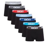 DKNY Hombres Bañador Negro/Azul/Rojo/Gris Paquete de 7 Pequeño