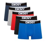 DKNY Hombres Bañador Negro/Gris/Rojo/Azul Paquete de 5 Grande