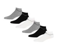 DKNY Hombres Calcetines de Tobillo Negro/Blanco/Gris Paquete de 6 Talla 40-44