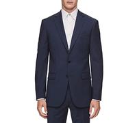 DKNY Jacke Chaqueta de Traje de Negocios, Azul Marino, 58 Alto Hombres