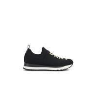 DKNY Jadyn Slip on Jogger Sneaker, Zapatillas Mujer, Negro y Dorado, 37 EU