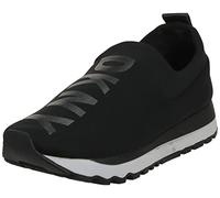 DKNY Jadyn - Tenis Deportivos sin Cordones para Mujer, Negro Azabache, 42 EU