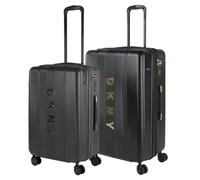 DKNY - Juego De Maletas De Viaje Rígidas Set Maletas De Viaje Ligeras Pack Maletas Viaje. Conjunto Maletas De Viaje con Candado de Combinacion, Negro