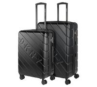 DKNY - Juego De Maletas De Viaje Rígidas Set Maletas De Viaje Ligeras Pack Maletas Viaje. Conjunto Maletas De Viaje con Candado de Combinacion, Negro