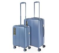 DKNY - Juego De Maletas De Viaje Rígidas Set Maletas De Viaje Ligeras Pack Maletas Viaje. Conjunto Maletas De Viaje con Candado de Combinacion, Steel Blue