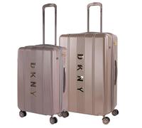 DKNY - Juego De Maletas De Viaje Rígidas Set Maletas De Viaje Ligeras Pack Maletas Viaje. Conjunto Maletas De Viaje con Candado de Combinacion, Ash