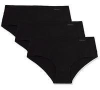 DKNY Litewear Cut Anywhere - Bragas Hipster para Mujer, Paquete de 3 Unidades, Negro/Negro/Negro, S