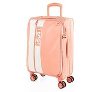 DKNY - Maletas De Viaje Cabina 55X40X20 Material EVA Ligero, Trolley con Ruedas Maleta De Mano para Avion Maleta Cabina Equipaje para Viajes Cortos Compatible Ryanair, Venus Rose