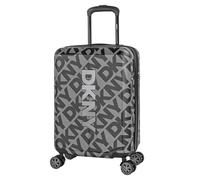 DKNY - Maletas De Viaje Cabina 55X40X20 Rígidas Trolley con Ruedas Maleta De Mano para Avion Maleta Cabina Ligera Equipaje De Mano para Viajes Cortos Compatible Ryanair, Negro