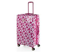 DKNY - Maletas Grandes De Viaje Rígidas Ligeras con 4 Doble Rueda 360° Candado de Combinacion TSA Maleta Grande 23 Kilos Alta Resistencia Extensible, Magenta