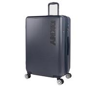 DKNY - Maletas Grandes De Viaje Rígidas Ligeras con 4 Doble Rueda 360° Candado de Combinacion TSA Maleta Grande 23 Kilos Alta Resistencia Extensible, Azul