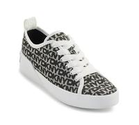 DKNY Mar-Lace Up Sneakers, Zapatillas Mujer, Blanco y Negro, 43 EU