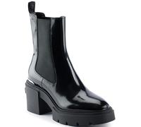 DKNY Mujer Thana Platform Che Fashion Boot, Negro, 37 EU