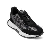 DKNY Naples-Lace Up - Zapatillas Deportivas para Mujer, Color Negro y níquel, Talla 37 EU, Negro y níquel, 37 EU