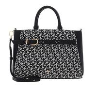 DKNY Onyx Satchel BK Logo - BK