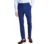 DKNY Pantalones clásicos para Hombre, Azul Cuadros, 42W x 32L