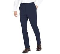 DKNY Pantalones clásicos para Hombre, Azul Marino, 30W / 32L
