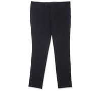 DKNY Pantalones clásicos para Hombre, Negro Sólido, 31W / 32L