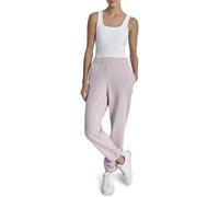 DKNY Pantalones de chándal para Mujer con Logotipo de Diamantes de imitación de Cintura Alta, Allure, L
