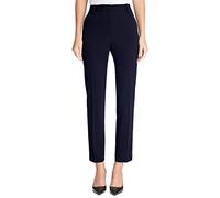 DKNY Pantalones Essex casuales de negocios para mujer, Azul marino clásico, 16 US
