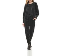 DKNY Pantalones jogger de mujer con cordones en la cintura.. Negro 34/S