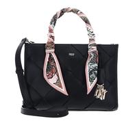 DKNY Perri Box Satchel, Mujeres, Negro/Dorado