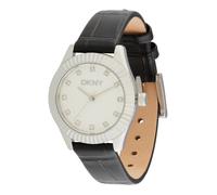 DKNY Reloj analógico 'Chambers Glitz' negro / plata One Size negro / plata