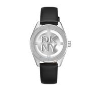 DKNY Reloj analógico 'Chambers' negro / plata One Size negro / plata