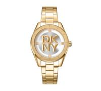 DKNY Reloj de Cuarzo Chambers Midi Cuarzo 5 ATM, Dorado, Talla única, Moderno