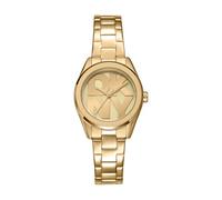 DKNY Reloj de Cuarzo con Logotipo de 5 ATM, Dorado, uno Que es, Pulsera